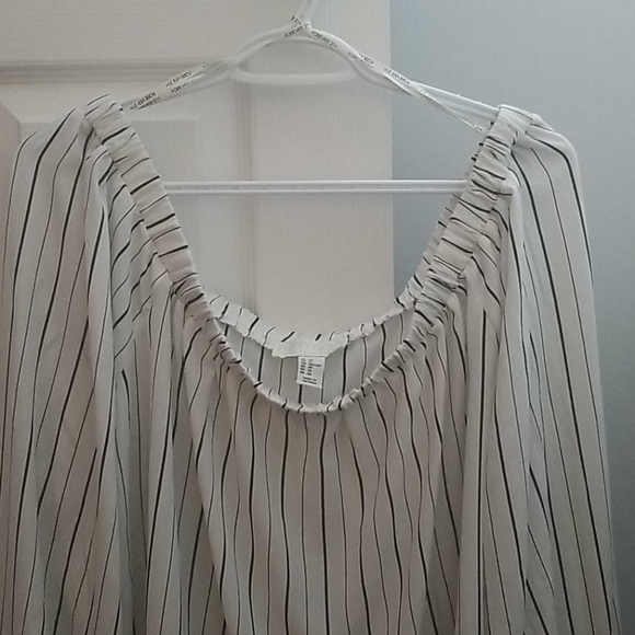 Off the shoulder striped top - Picture 2 of 2